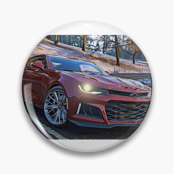 Item preview, Camaro ZL1 Cartoon Drawing Action Print designed and sold by Auto-Prints.