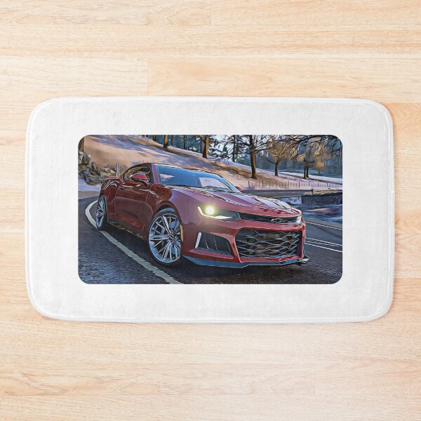 Item preview, Camaro ZL1 Cartoon Drawing Action Print designed and sold by Auto-Prints.