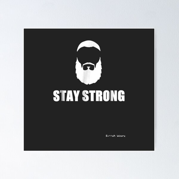 Item preview, STAY STRONG Islam Muslim KEEP YOUR BEARD designed and sold by CatherineRogers.