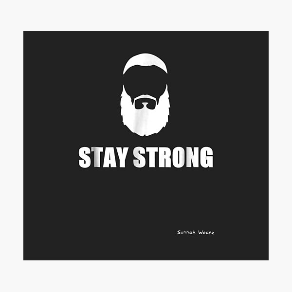 Item preview, STAY STRONG Islam Muslim KEEP YOUR BEARD designed and sold by CatherineRogers.