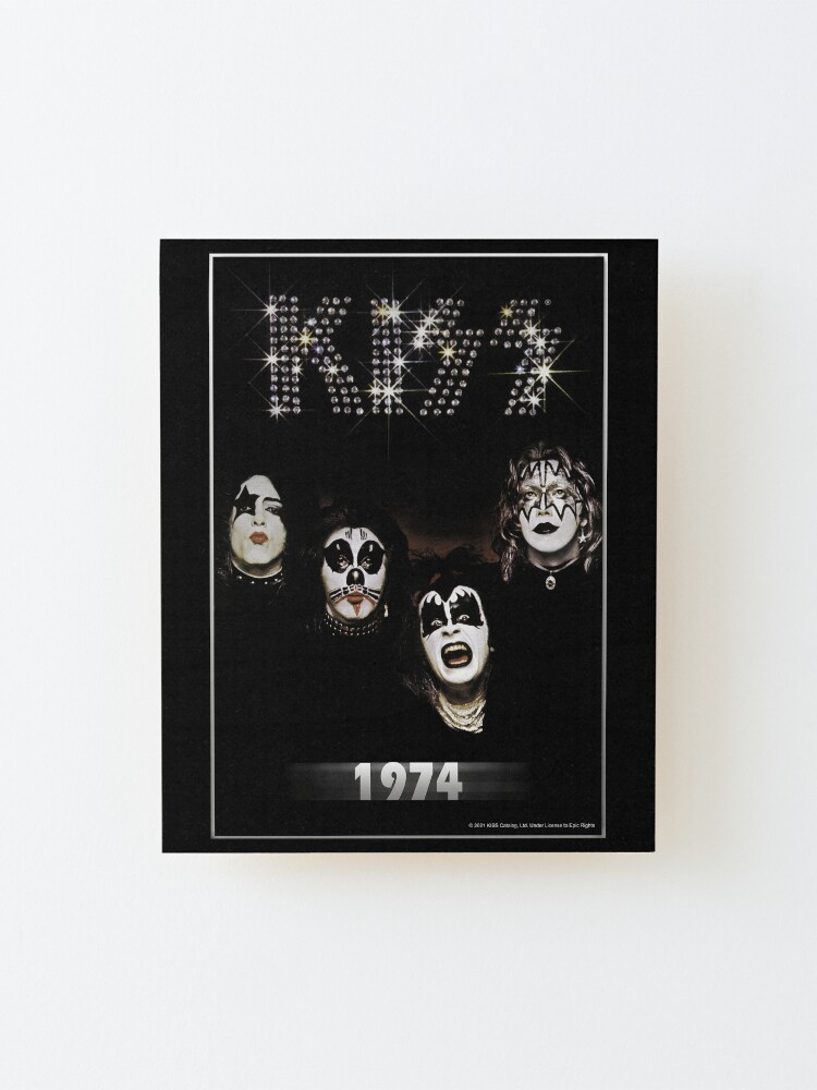 KISS ® the band - 1974 Album - Year | Mounted Print