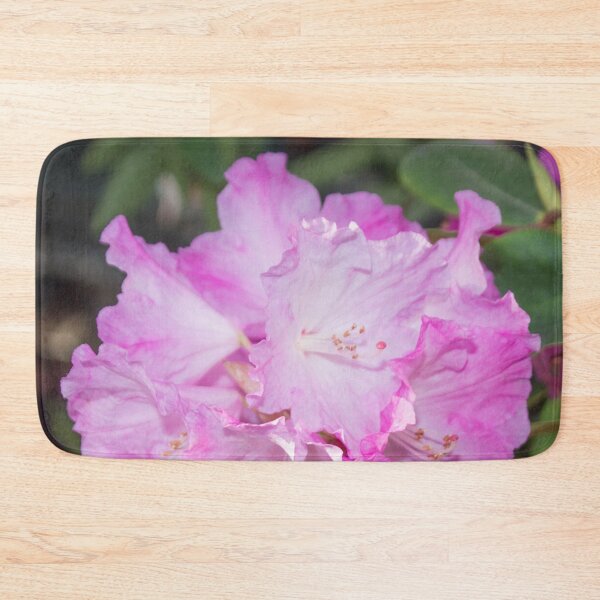 Item preview, white pink rhododendron flower with stamens, macro photo designed and sold by nataliavavilina.