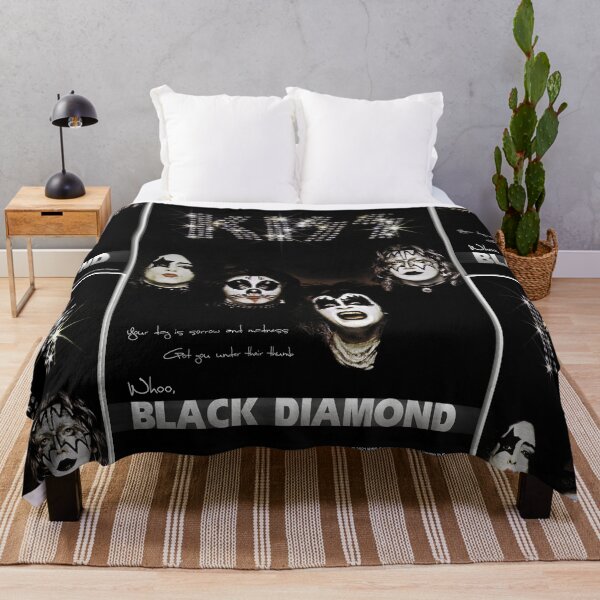 Item preview, KISS ® the band - 1974 Album - Black Diamond letra y traducción de la canción. designed and sold by musmus76.