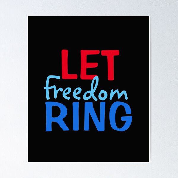 Item preview, Let Freedom Ring designed and sold by TINASTORESHOPE.