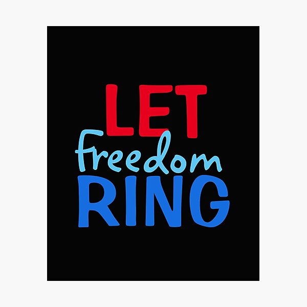 Item preview, Let Freedom Ring designed and sold by TINASTORESHOPE.