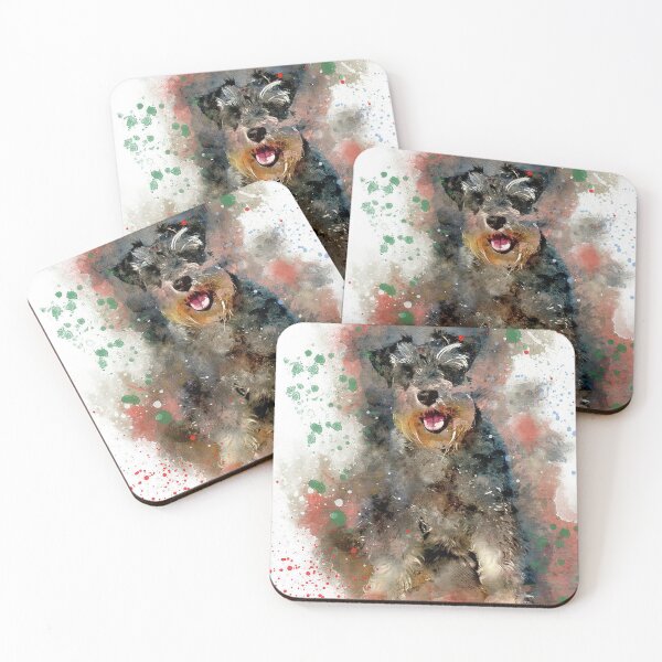Item preview, Schnauzer dog art pets dogs cute sweet puppy Schnauzers designed and sold by Coolstuff4you71.