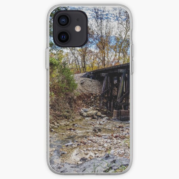 Autumn Railroad Bridge iPhone Soft Case