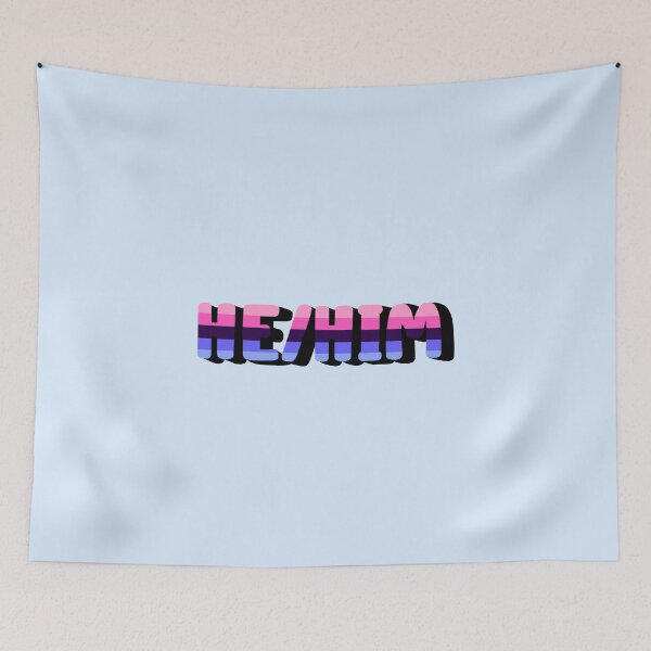 Item preview, Omnisexual Pride Flag He/Him Pronoun designed and sold by EuropaPrints.