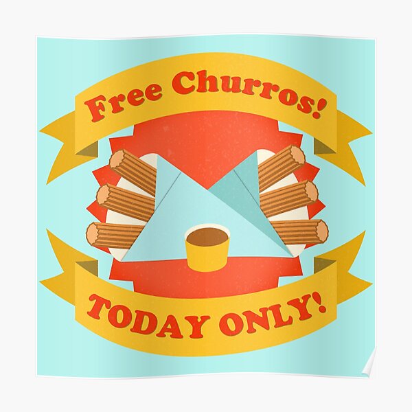 Free Churro Poster