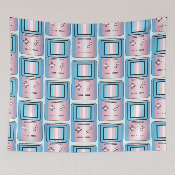 Item preview, Trans Gamegirl Flag Gaymer  designed and sold by pumpkinlillies.