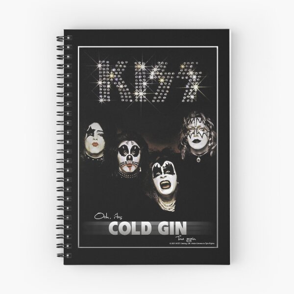 Item preview, KISS ® the band - 1974 Album - Cold Gin Lyrics designed and sold by musmus76.