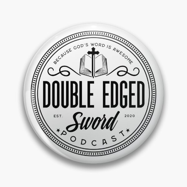 Item preview, Double Edged Sword Podcast - Official Logo designed and sold by Sean Kilgo.