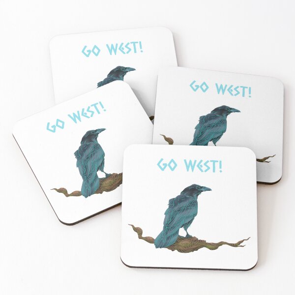 Item preview, Viking Raven / Go West / Ragnar designed and sold by NoelNimmad.