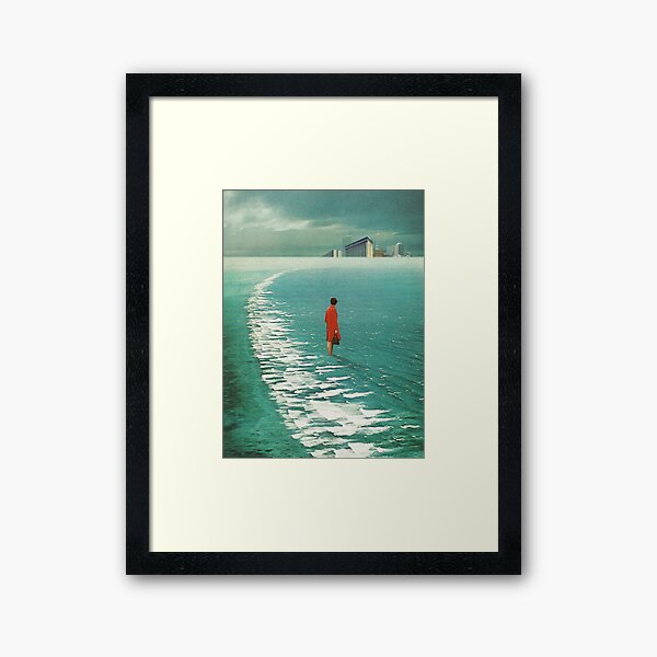 Waiting For The Cities To Fade Out Framed Art Print