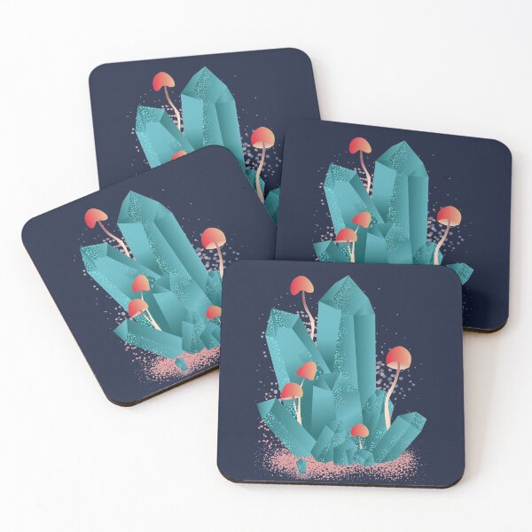 Item preview, Amethyst Purple amethyst, crystals watercolor mushroom designed and sold by ELmezz.