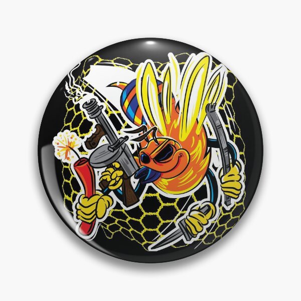 Item preview, Killer Bee with Weapons by eShirtLabs designed and sold by eShirtLabs.