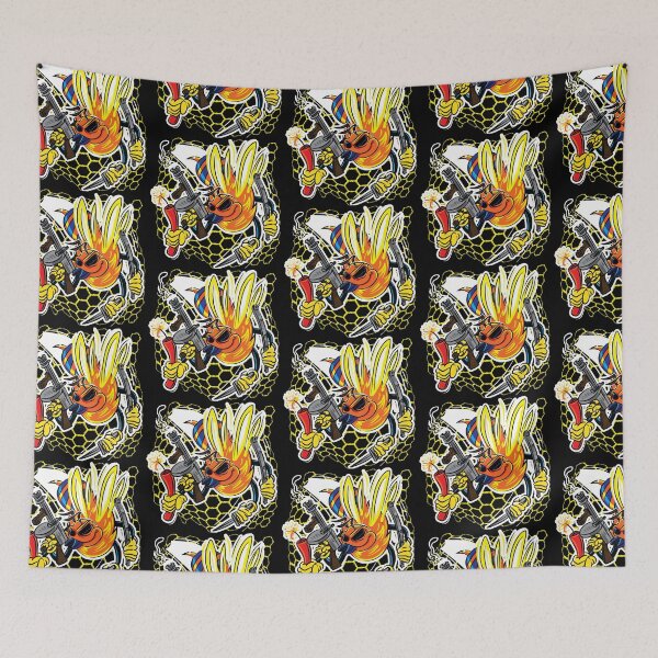 Item preview, Killer Bee with Weapons by eShirtLabs designed and sold by eShirtLabs.