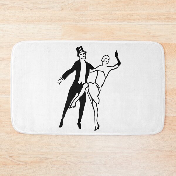 Item preview, Vintage Retro Roaring Twenties Charleston Couple Dance Shape (Silhouette) designed and sold by Vintage-TM.