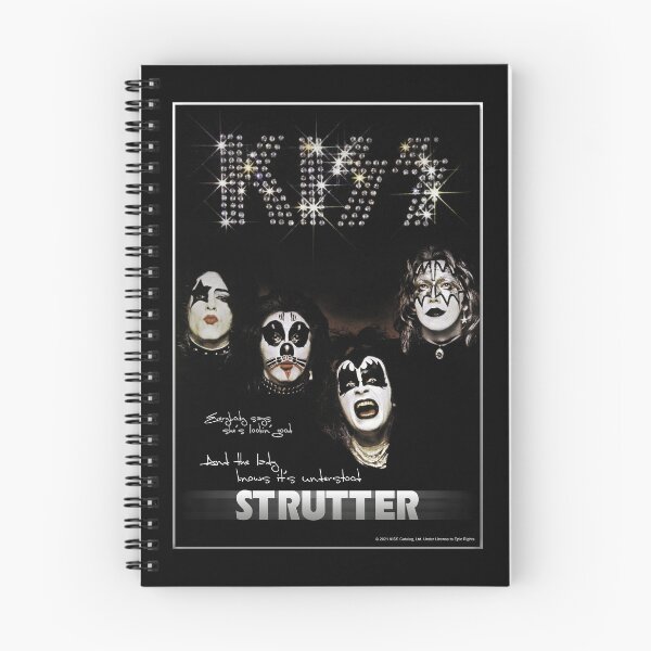 Item preview, KISS ® the band - 1974 Album - Strutter Lyrics designed and sold by musmus76.