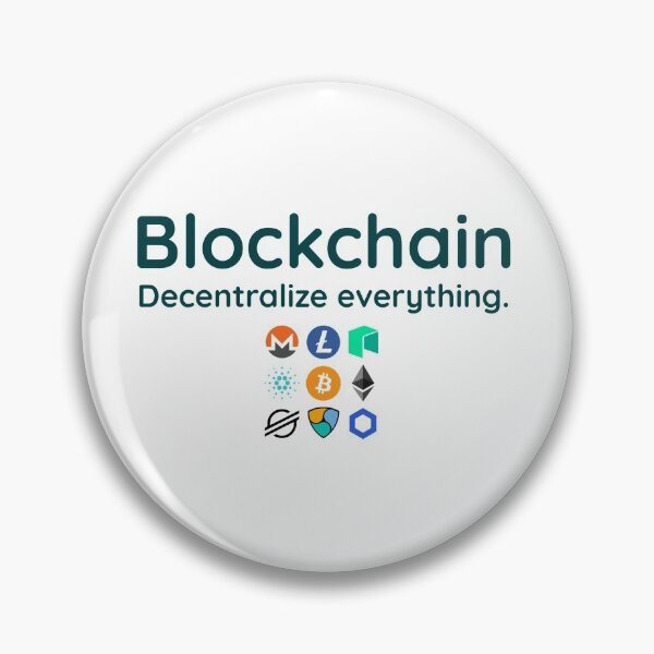 Item preview, Blockchain Decentralize Everything designed and sold by Bitgoods.