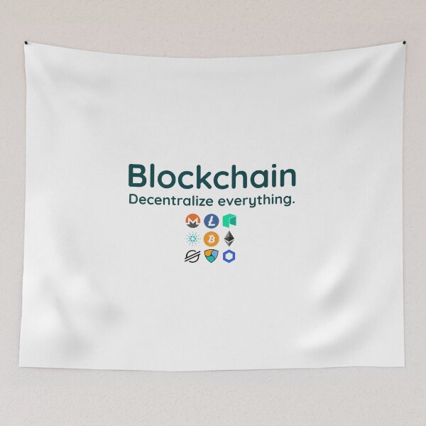 Item preview, Blockchain Decentralize Everything designed and sold by Bitgoods.