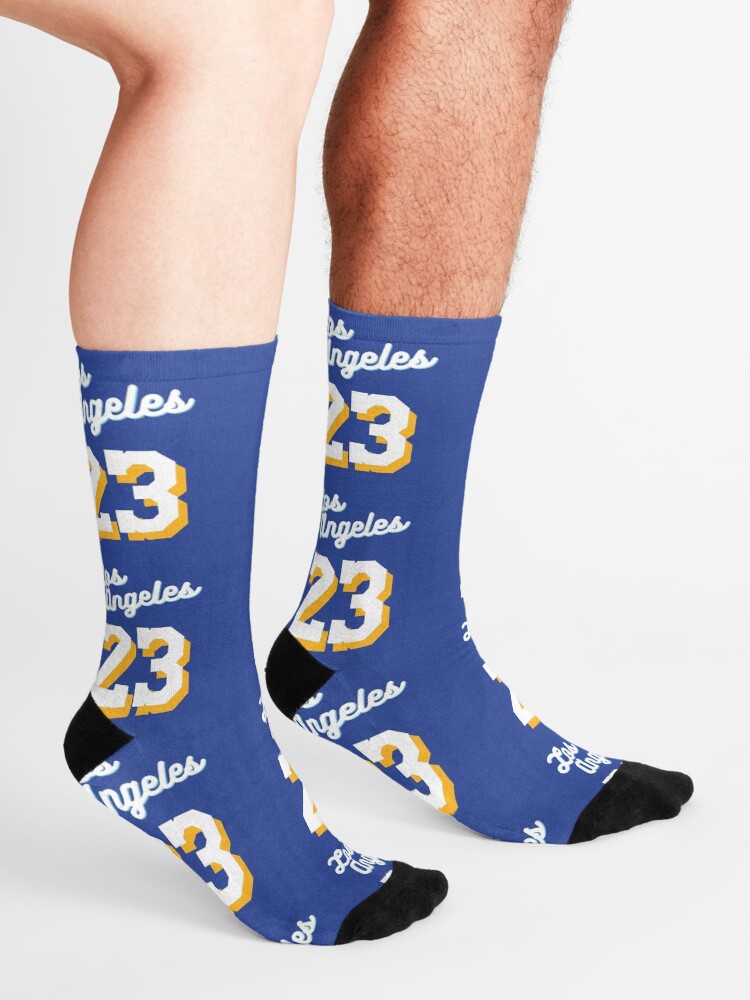 lebron lakers socks