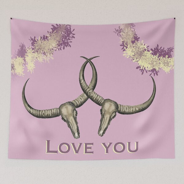 Item preview, Long Horn Love designed and sold by GlitterFinch.