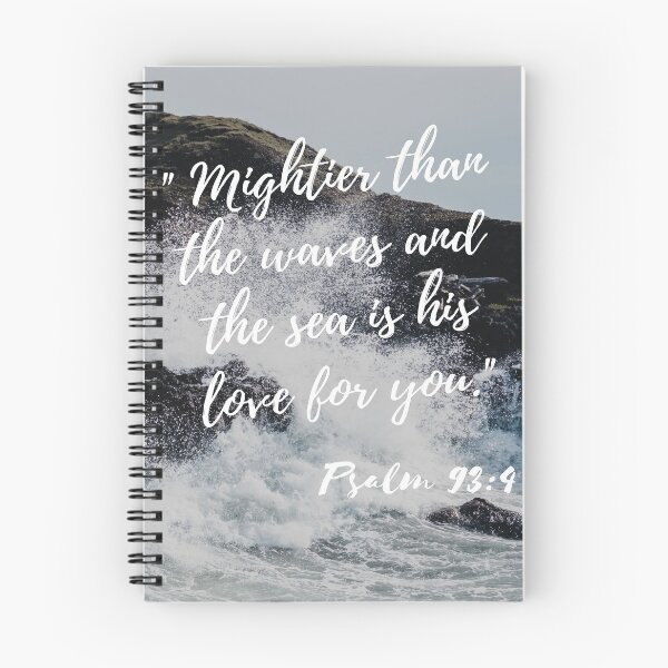 Item preview, Psalm 93:4 waves bible verse designed and sold by JLPhotographer.