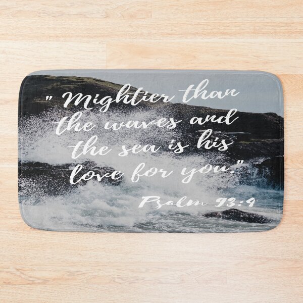 Item preview, Psalm 93:4 waves bible verse designed and sold by JLPhotographer.