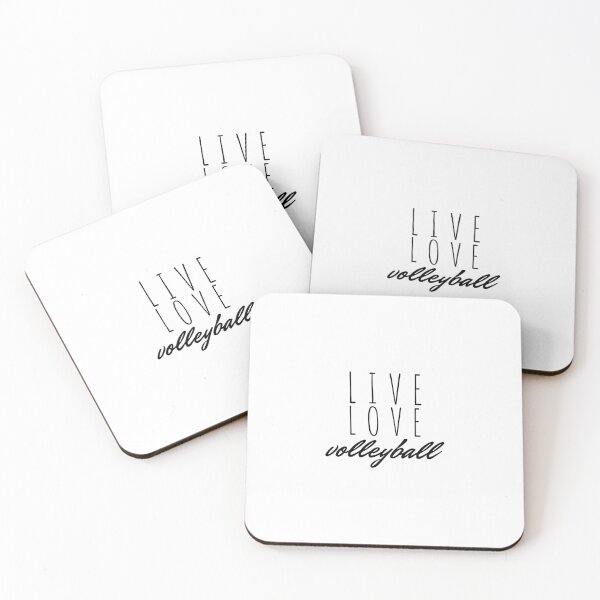 Item preview, Live, Love Volleyball - Volleyball quote gift designed and sold by Minimalist Quotes and Sayings.