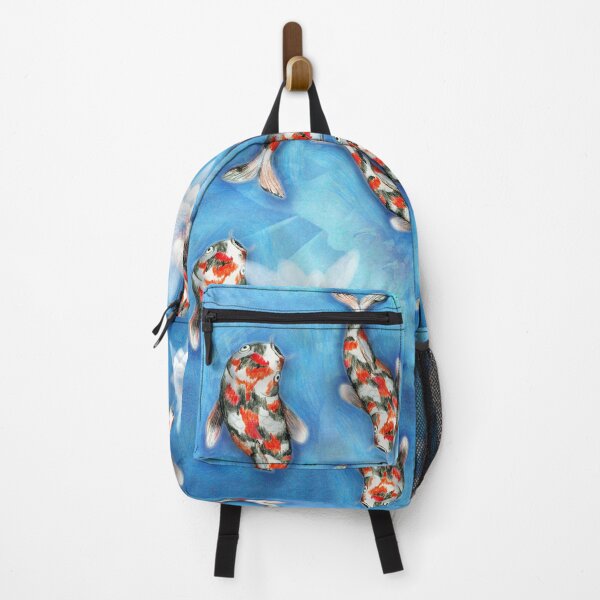 Item preview, Koi carp with lotus flowers designed and sold by Bwiselizzy.
