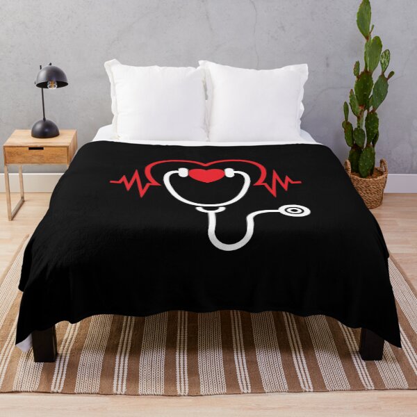 Item preview, Funny Heart Beats Nurse Nursing Medical designed and sold by ELAB27.