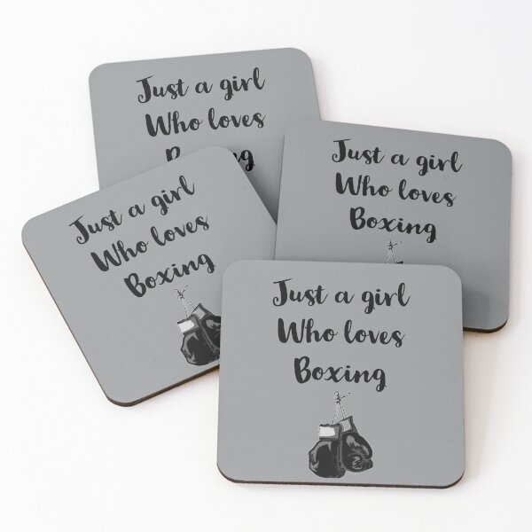 Item preview, Just a girl who loves boxing quote designed and sold by juanchoalric.
