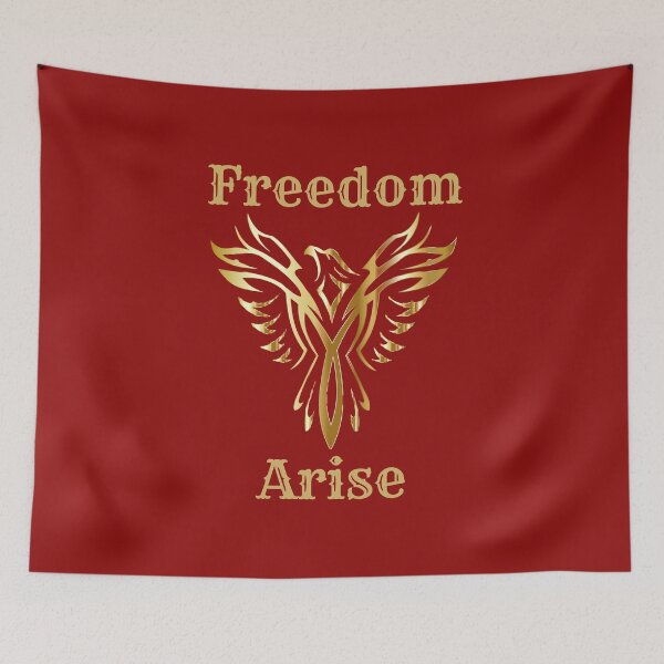 Item preview, freedom arise phoenix bird designed and sold by FreedomAlways.