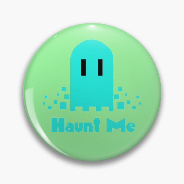 Item preview, Haunt Me Vaporwave Pixel Ghost - Cyan designed and sold by iafwstatic.