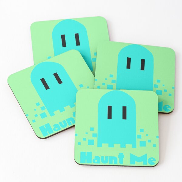 Item preview, Haunt Me Vaporwave Pixel Ghost - Cyan designed and sold by iafwstatic.