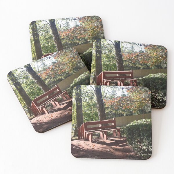 Item preview, Virginia Beach, VA Peaceful spot with Bench designed and sold by ByBeccaArt.