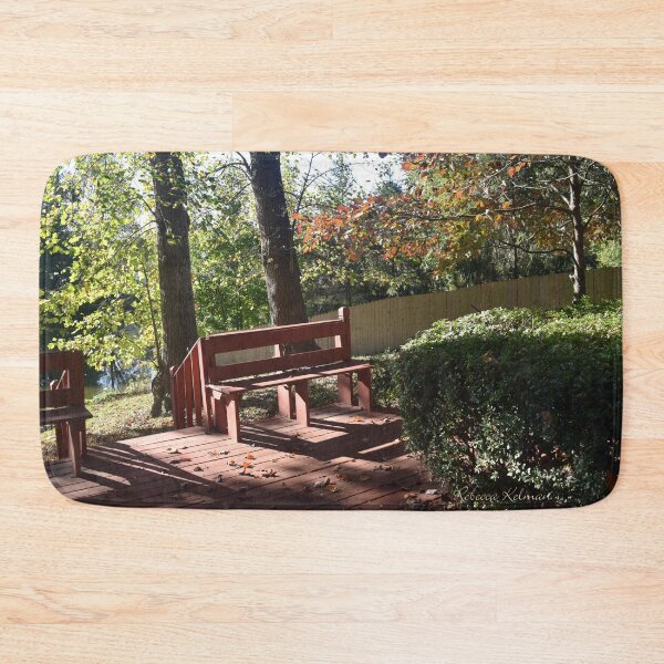 Item preview, Virginia Beach, VA Peaceful spot with Bench designed and sold by ByBeccaArt.