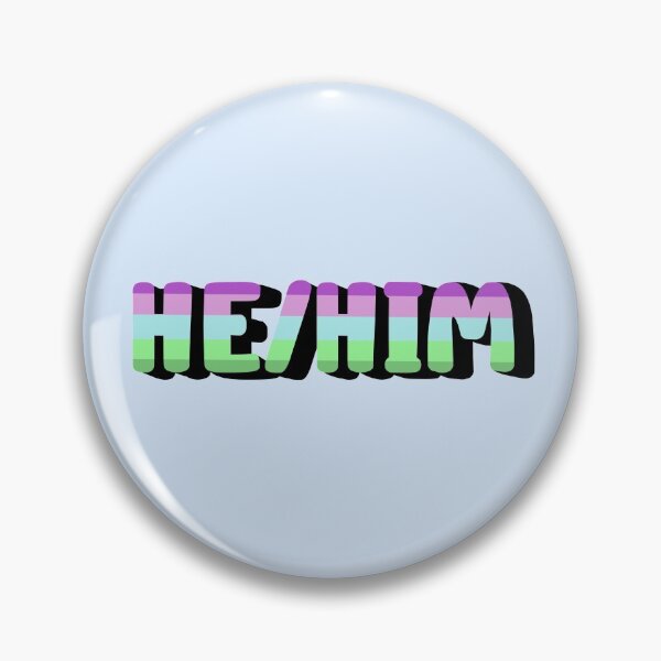 Item preview, Toric Pride Flag He/Him Pronoun designed and sold by EuropaPrints.