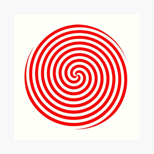 Hypnotic Spiral Art Print