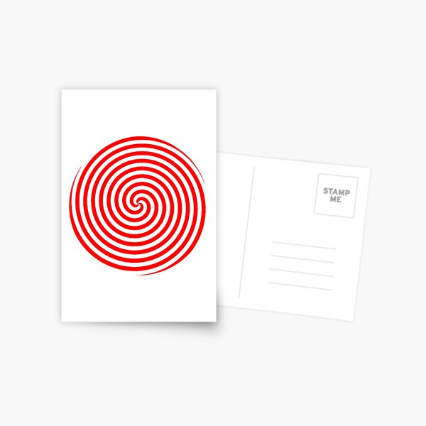 Hypnotic Spiral Postcard