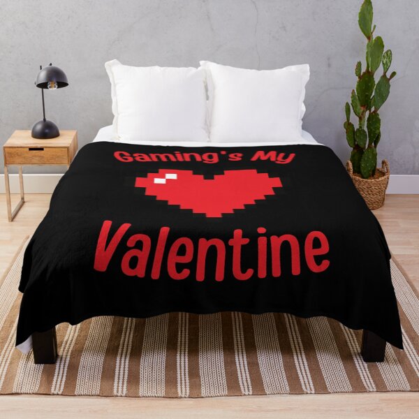 Item preview, Gaming's My Valentine Pixel Heart designed and sold by palaco210.