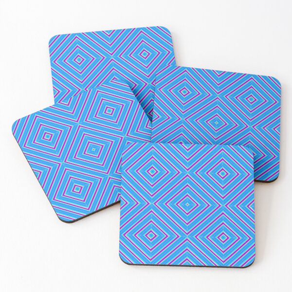 Item preview, blue diamond metallic ripple pattern designed and sold by Arcane  Adorable.