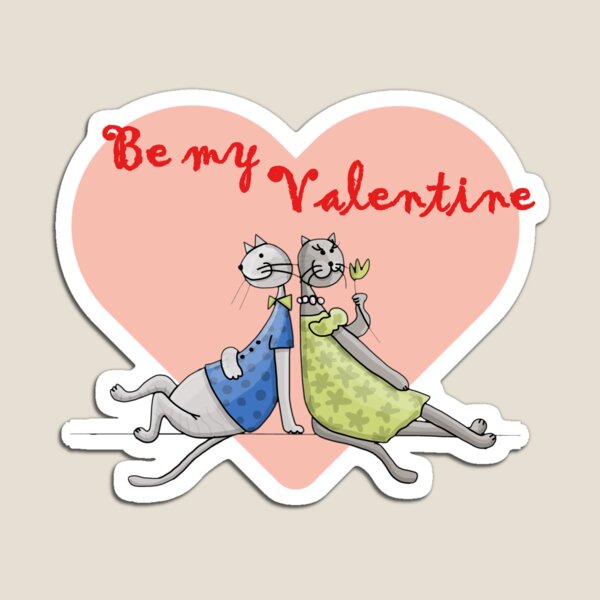 Artikelvorschau, Netter Cartoon-Katzen-Valentinstag entworfen und verkauft von KittySwag.