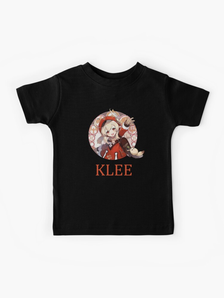 Genshin Impact Klee Pyro Loli Character Kids T Shirt By Krimsy Redbubble