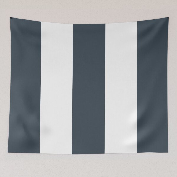 Item preview, Large CHARCOAL GREY and WHITE Vertical STRIPES designed and sold by RachelMacht.