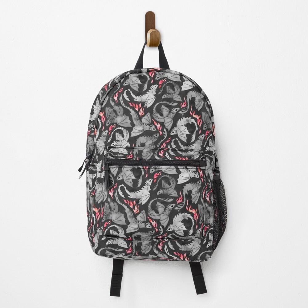 Copy of Dragon fire dark pink & purple Backpack