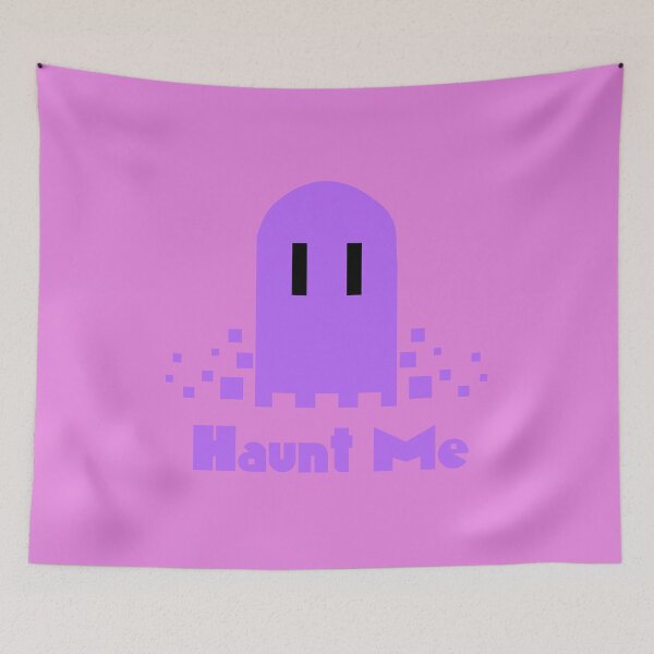 Item preview, Haunt Me Vaporwave Pixel Ghost - Purple designed and sold by iafwstatic.