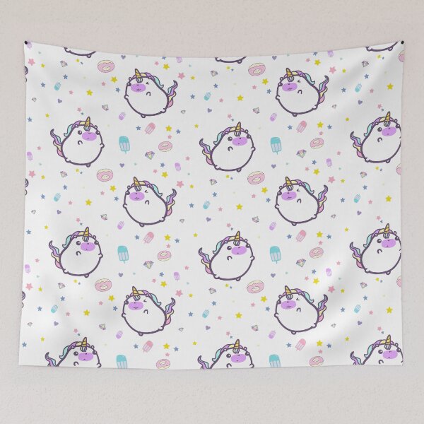 Item preview, Cute fluffy unicorn designed and sold by hellolen.