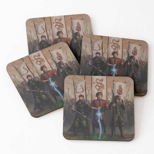 three Ta'veren Coasters (Set of 4)